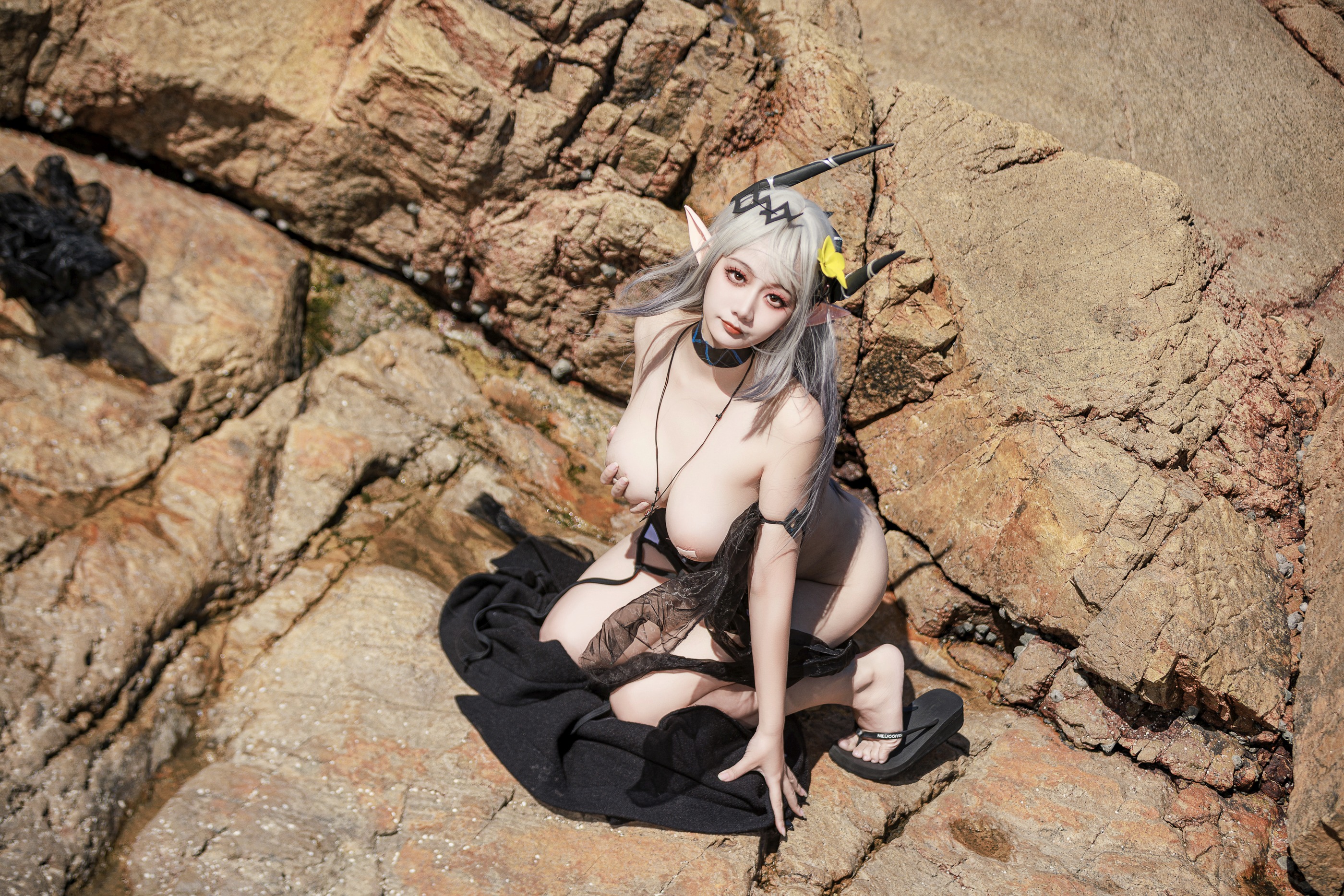 图片[1]-阿雪雪 – NO.003 泥岩泳装[42P]-XikXak